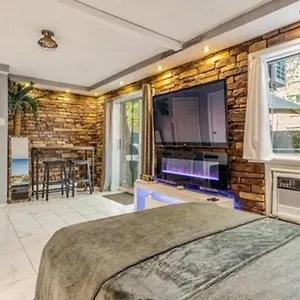 Brooklyn Spacious Space With Private Entrance, Bathroom, & Backyard - Full-kitchen Apartment New York